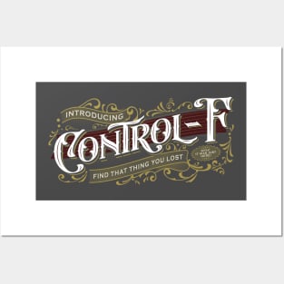 Introducing Control-F! Posters and Art